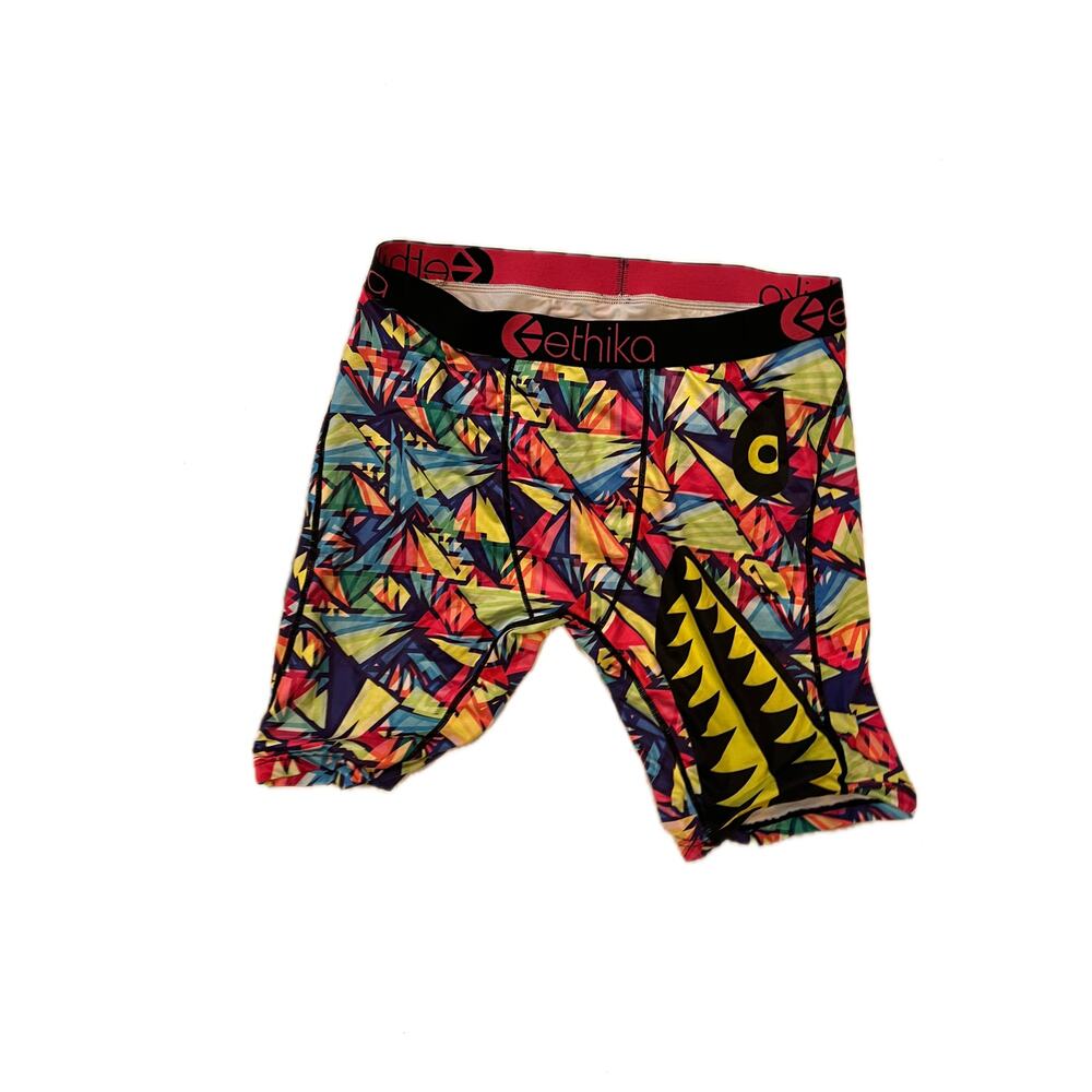 Ethika Jaws Stained Glass Compressn Bxr Brf Shorts Mens Lar
